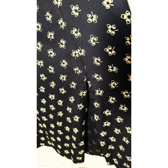 Vintage April Cornell Trading Women's Button Front Maxi Dress Rayon Made India L - Picture 8 of 12